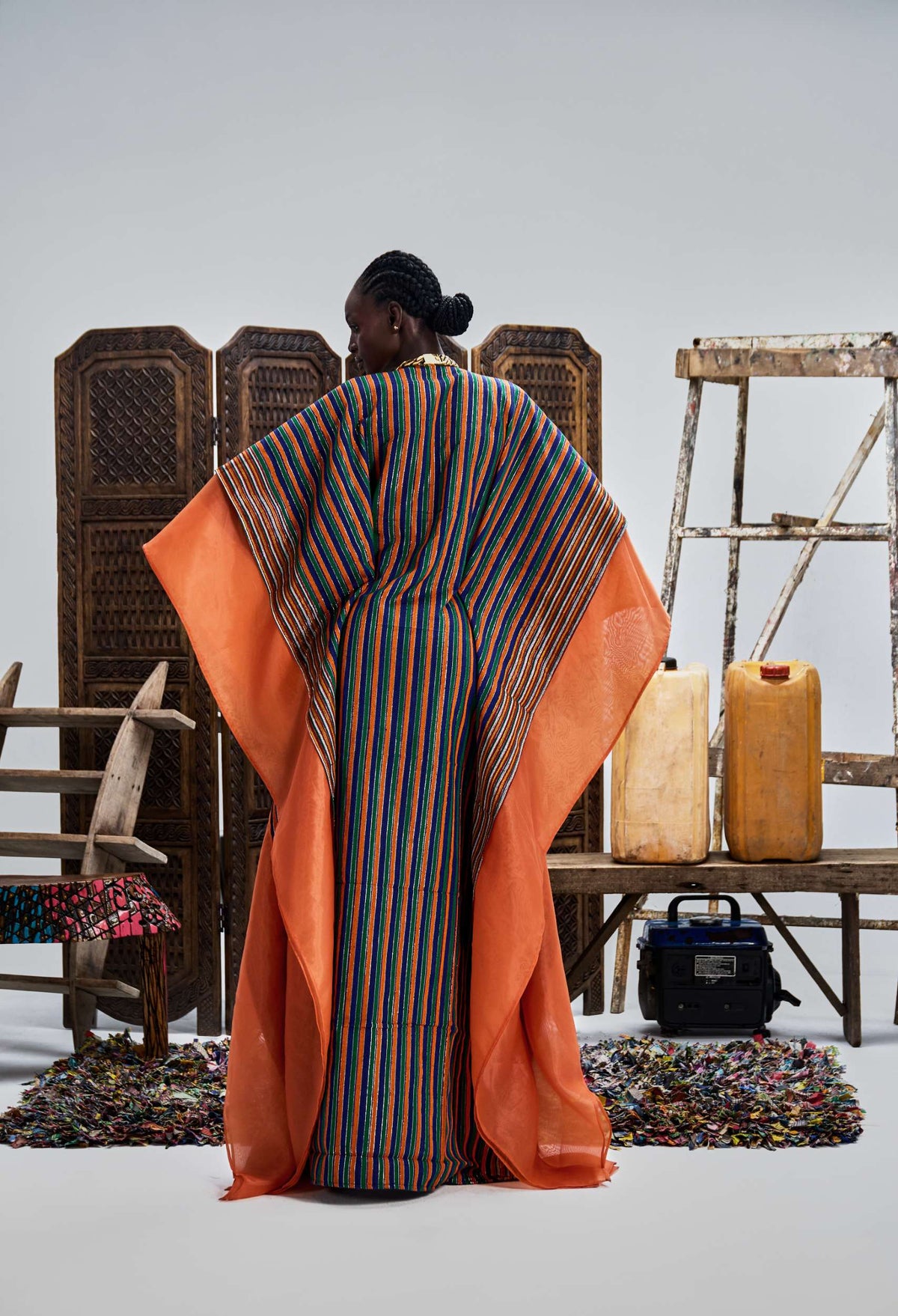 Acha Tangerine Kaftan - Hertunba