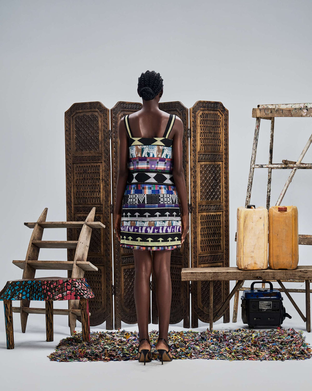 Chi Layered Mini Dress - Hertunba