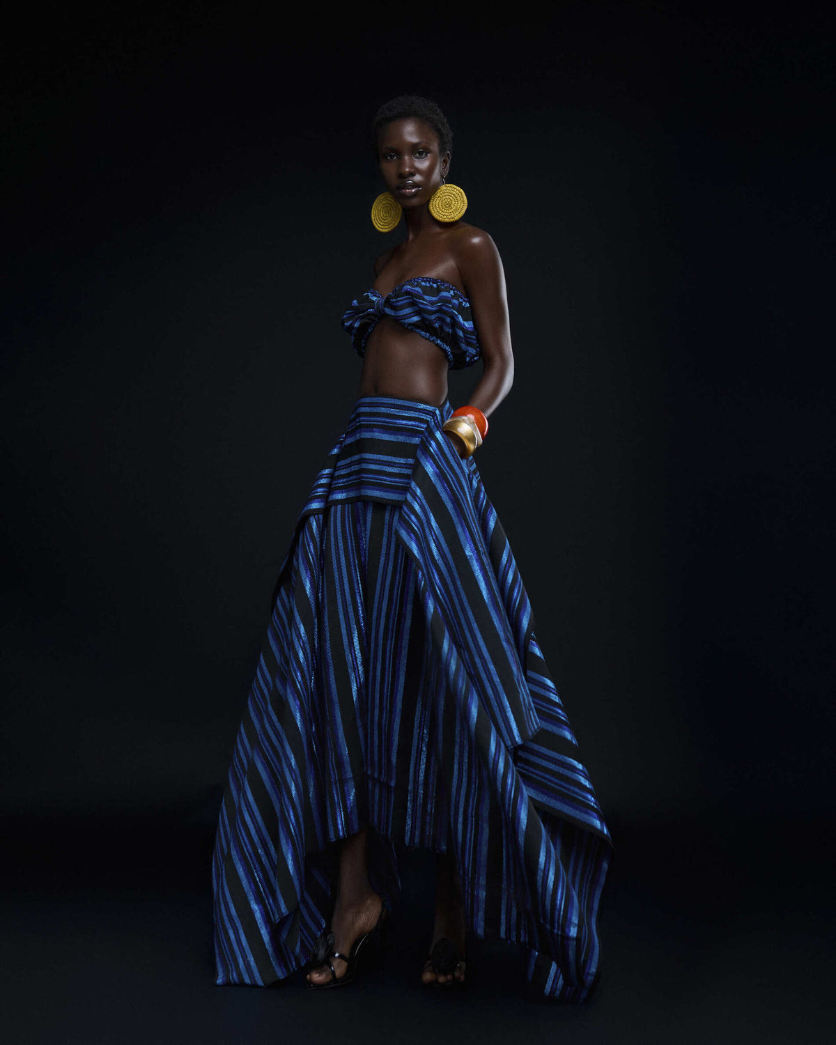 Ure Skirt in Cobalt Hertunba