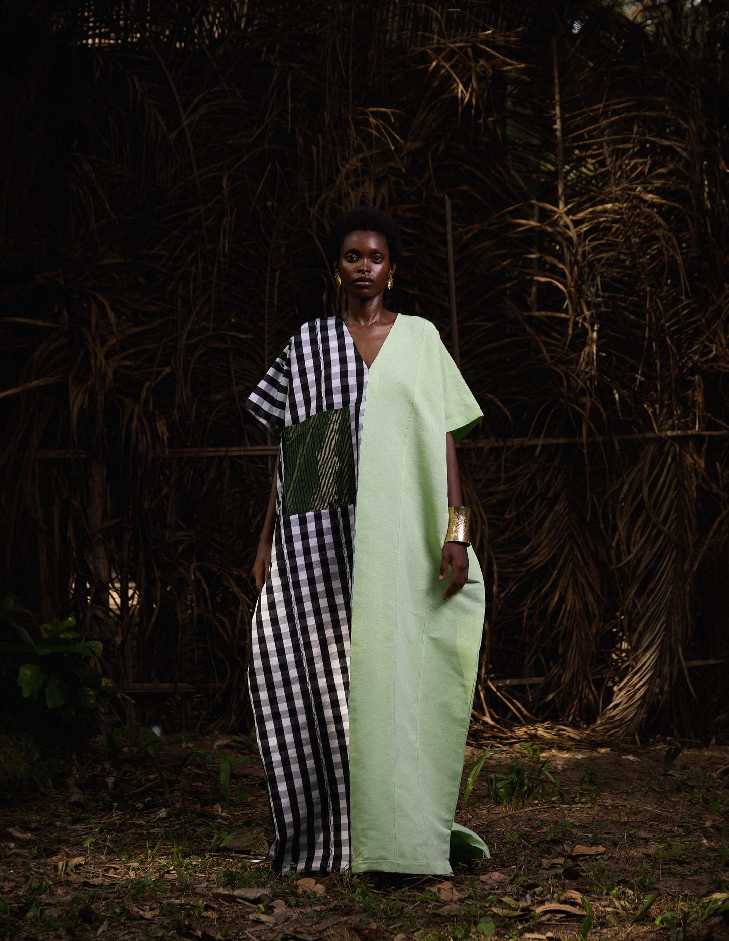 Fresh mint kaftan