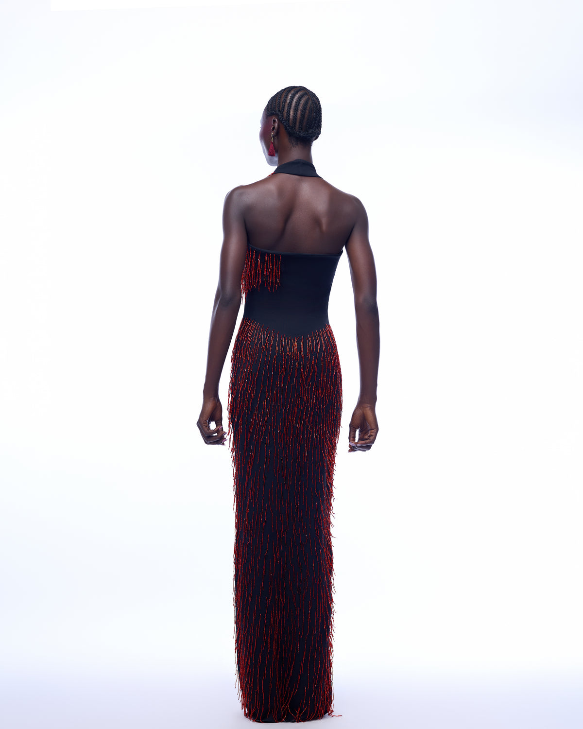 Bianca Dress - Red Hertunba