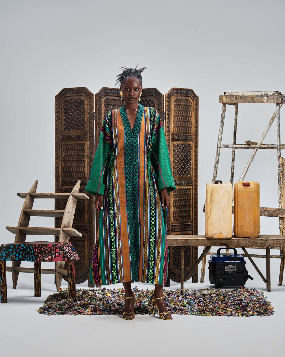 Kuchi Trench Dress - Hertunba
