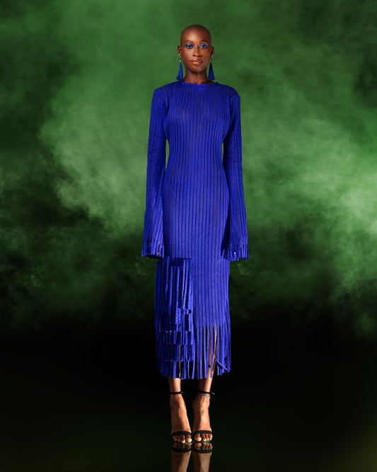 Ijele Cobalt Dress - Hertunba