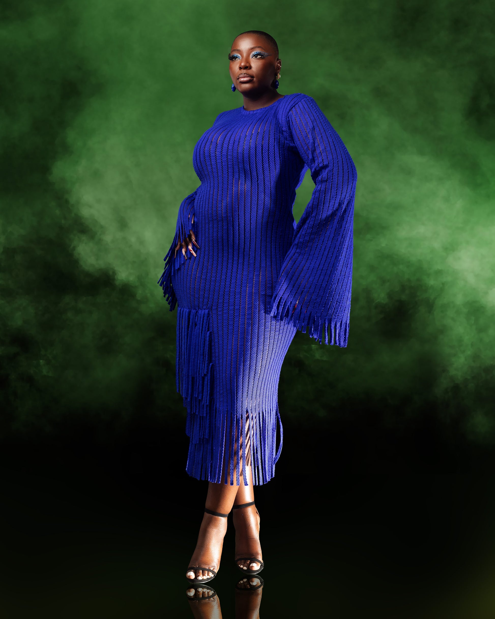 Ijele Cobalt Dress - Hertunba